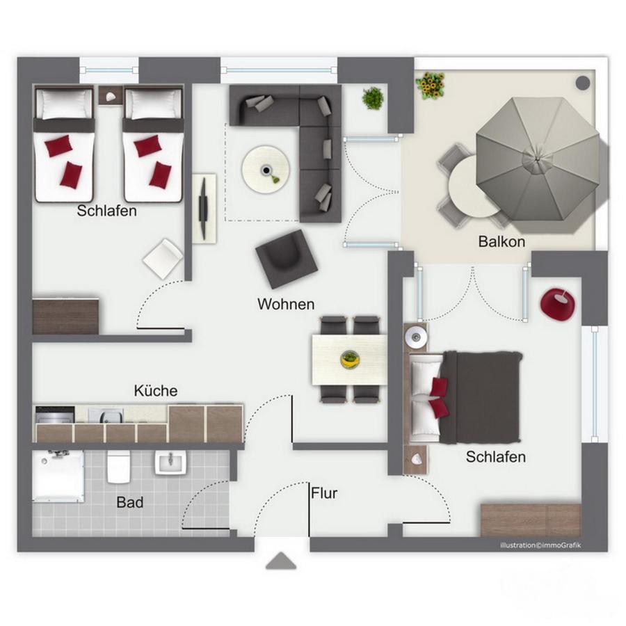 Duenenblick Wohnung 09 Больтенгаген Екстер'єр фото